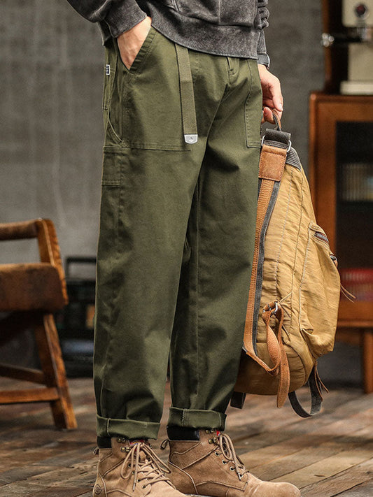 Calça Masculina Utilitaria Vintage