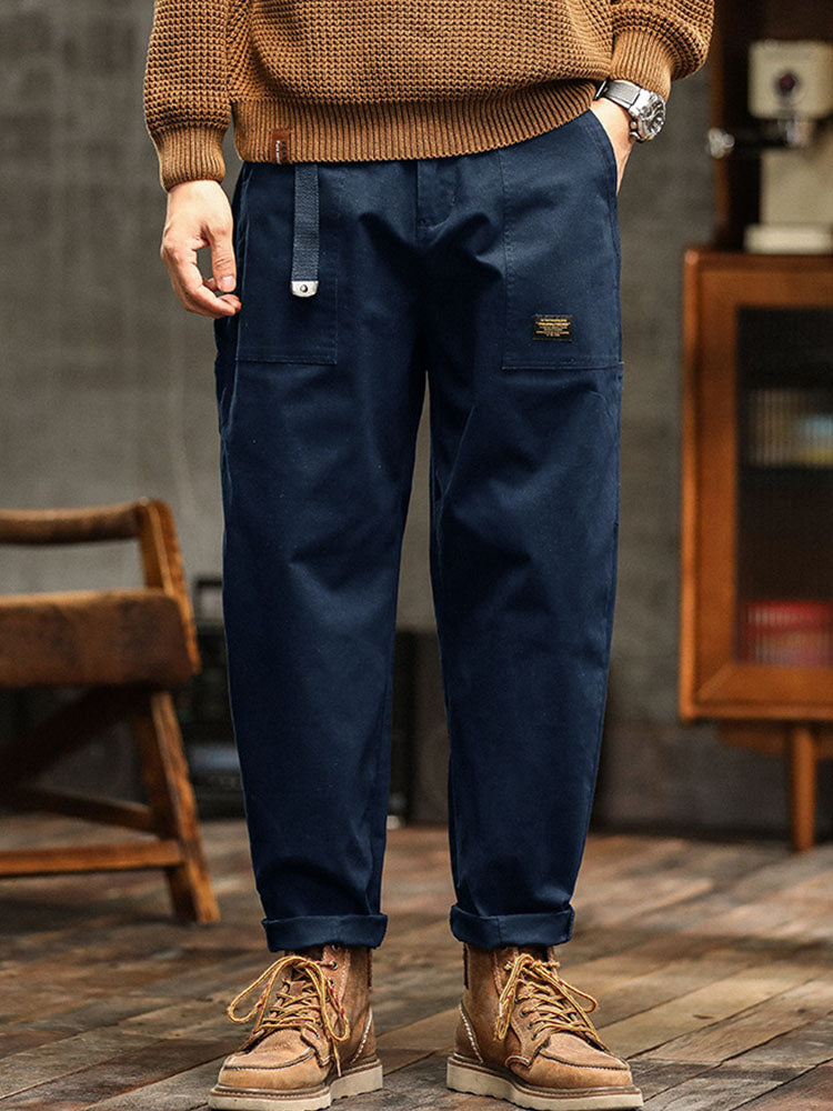 Calça Masculina Utilitaria Vintage