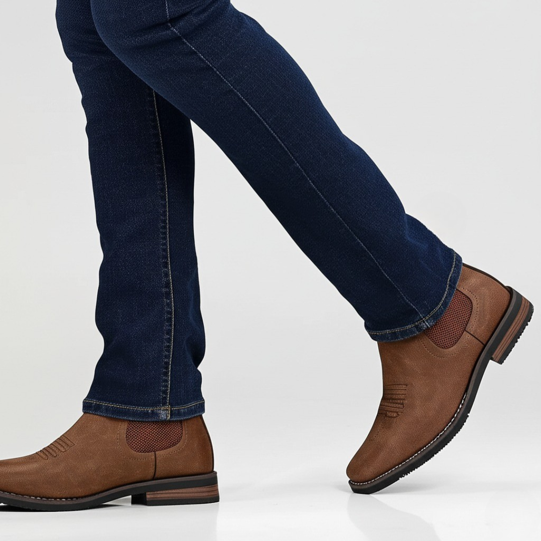 Bota Masculina Couro Chelsea