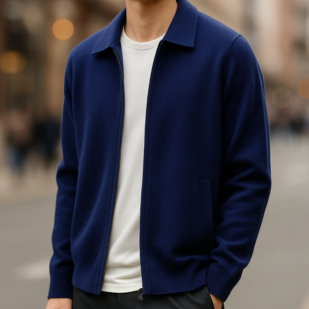 Cardigan Roma em Cashmere Premium