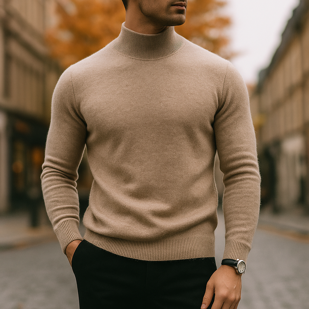 Suéter Masculino Gola Alta Premium