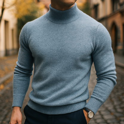 Suéter Masculino Gola Alta Premium