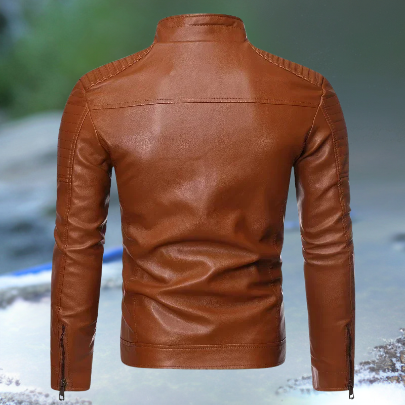 Jaqueta de Couro Vintage Felix