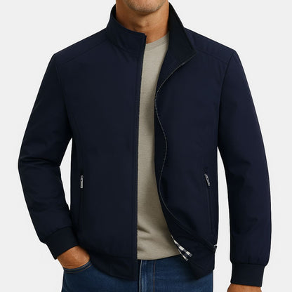 Jaqueta Henry Forrada e Bolso Interno