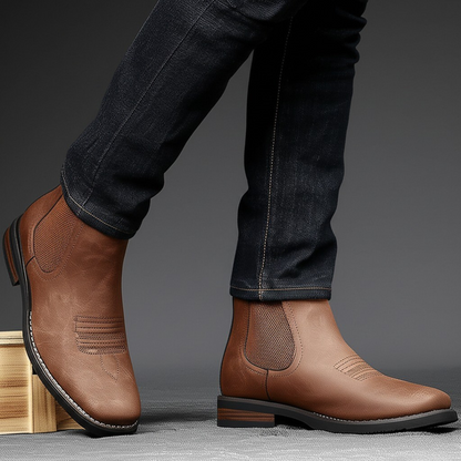 Bota Masculina Couro Chelsea