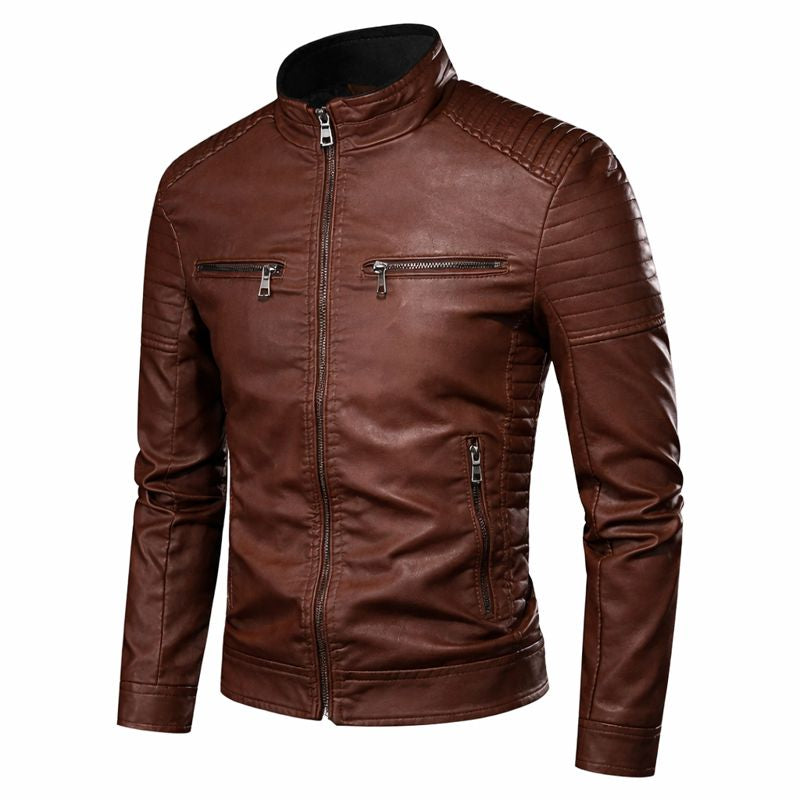 Jaqueta de Couro Vintage Felix