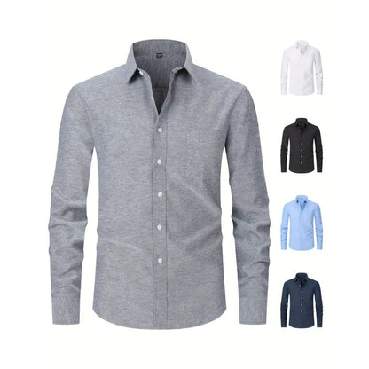 Camisa Social de Algodão