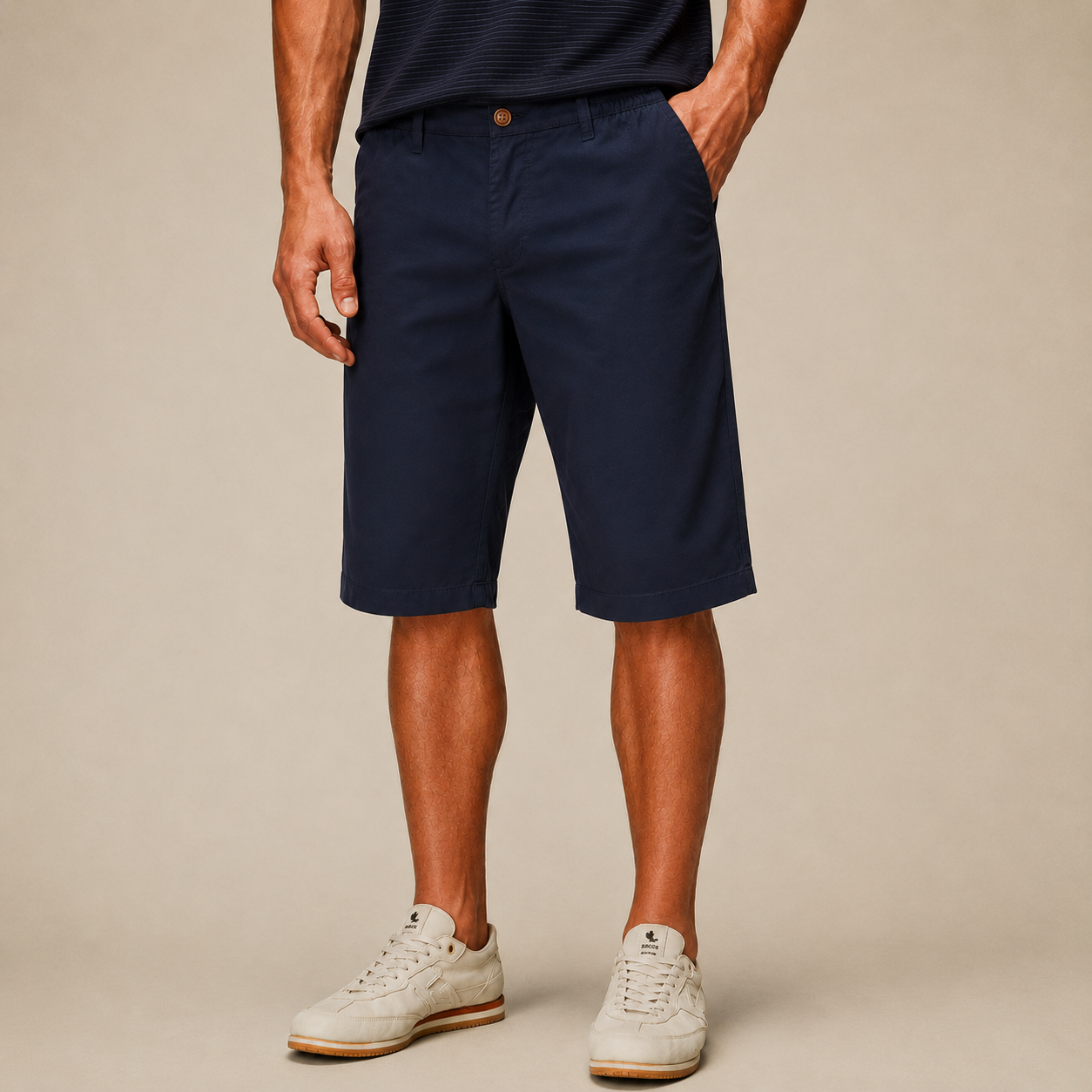 Bermuda Chino de Sarja Premium