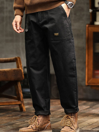 Calça Masculina Utilitaria Vintage