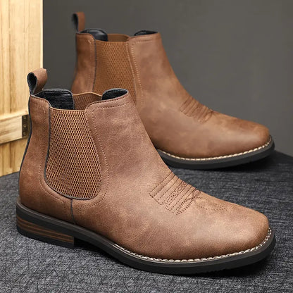 Bota Masculina Couro Chelsea