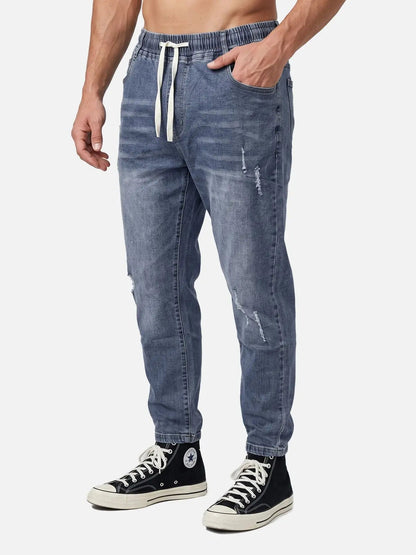 Calça Jeans Masculina Comfort com Cordão