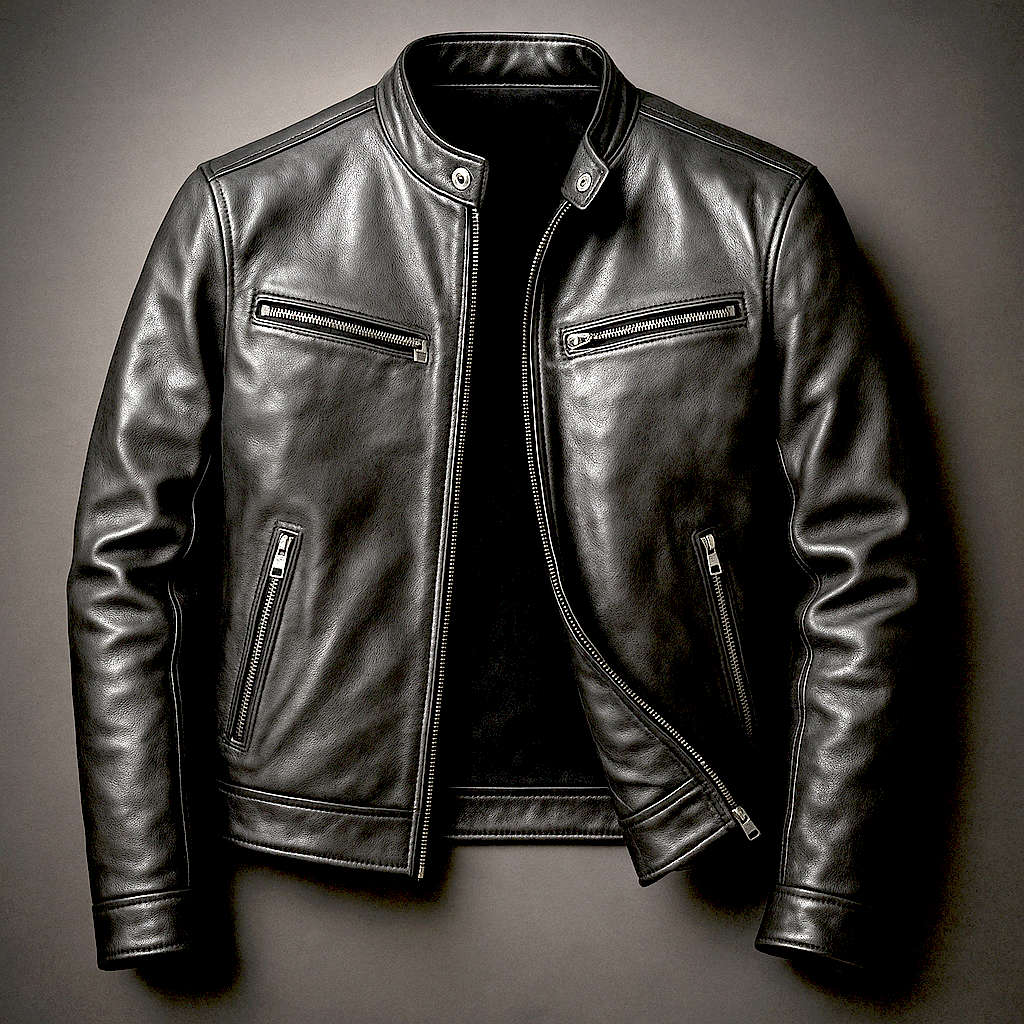 Jaqueta Masculina Premium em Couro