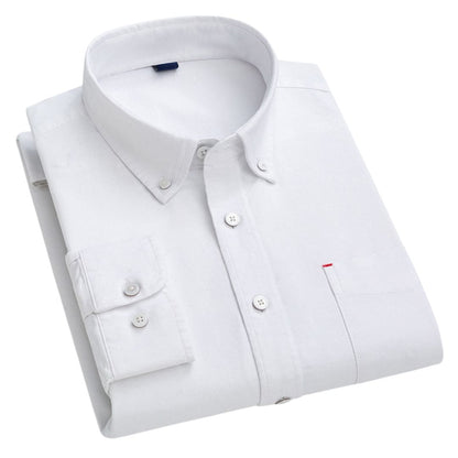 Camisa Oxford Casual 100% Algodão