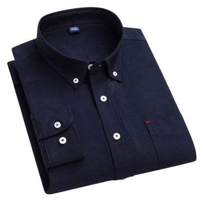 Camisa Oxford Casual 100% Algodão
