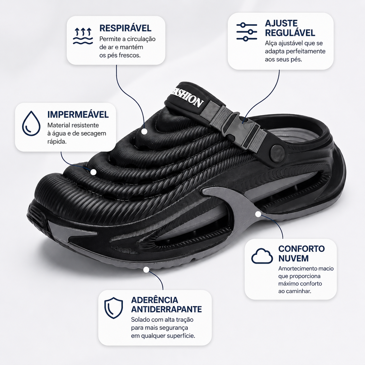Clogs Nuvem 3D