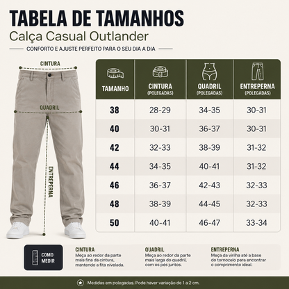 Calça Casual Outlander