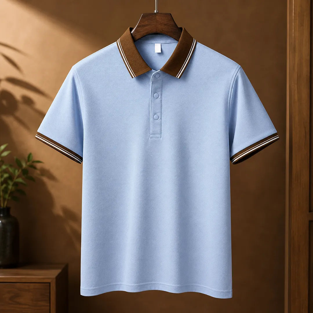 Camisa Polo Bellini com Gola Contrastante