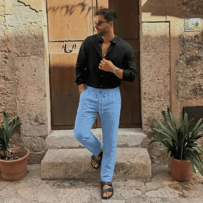 Calça Masculina em Linho Premium