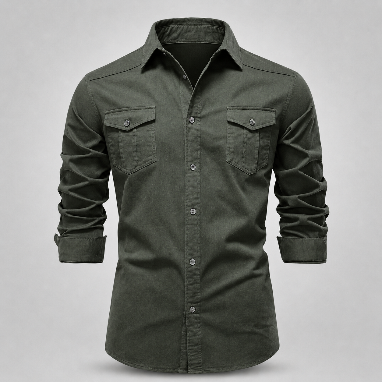 Camisa Masculina Harrington em Algodão
