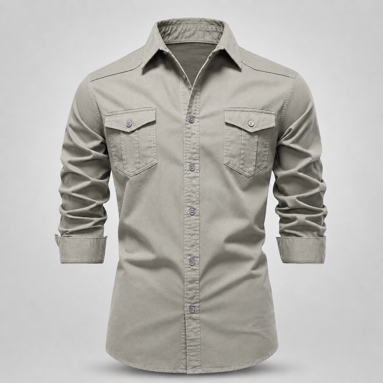 Camisa Masculina Harrington em Algodão