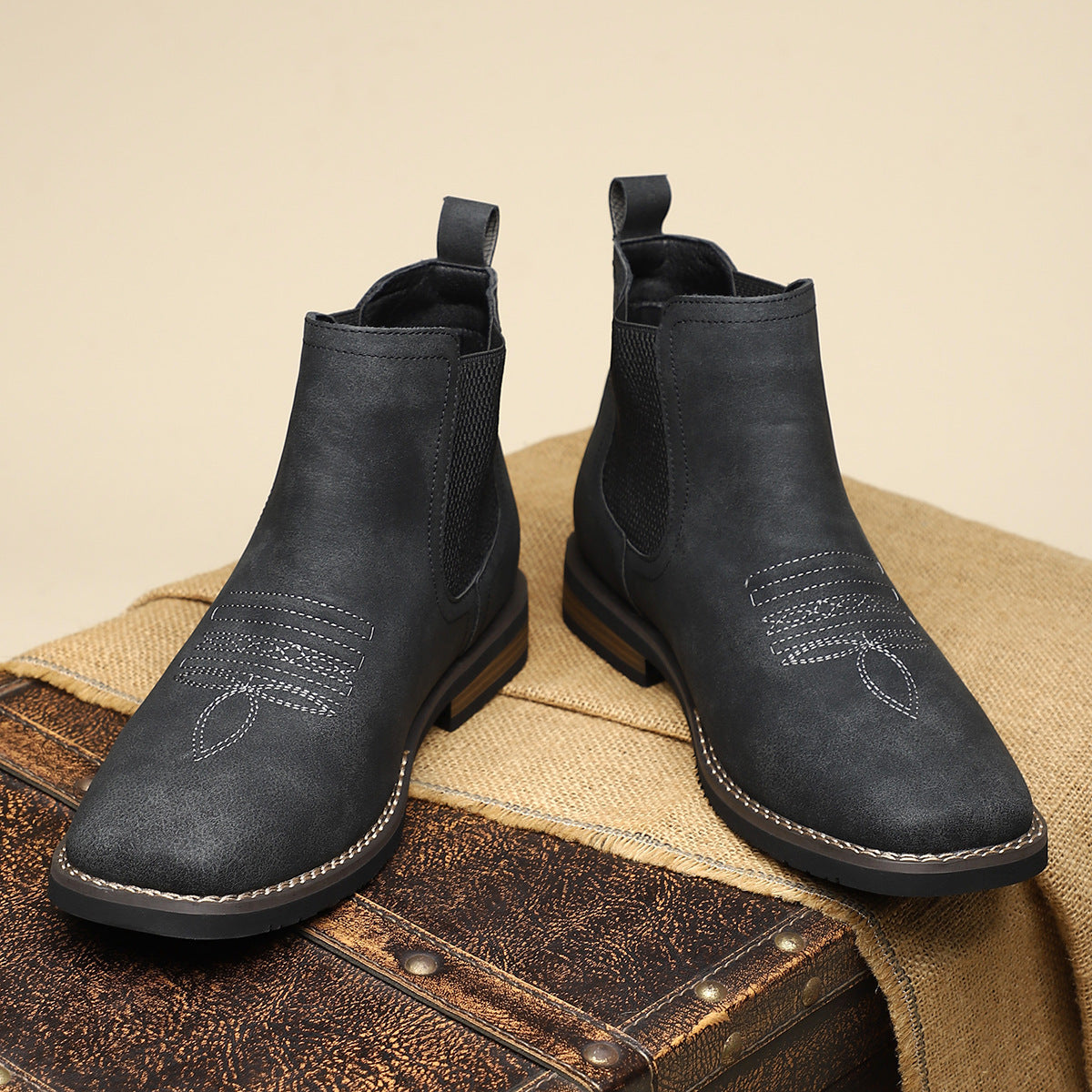 Bota Masculina Couro Chelsea