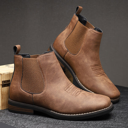 Bota Masculina Couro Chelsea