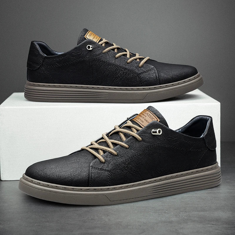Tênis Oxford em Couro