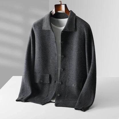 Cardigan Masculino Clássico Premium
