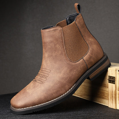 Bota Masculina Couro Chelsea