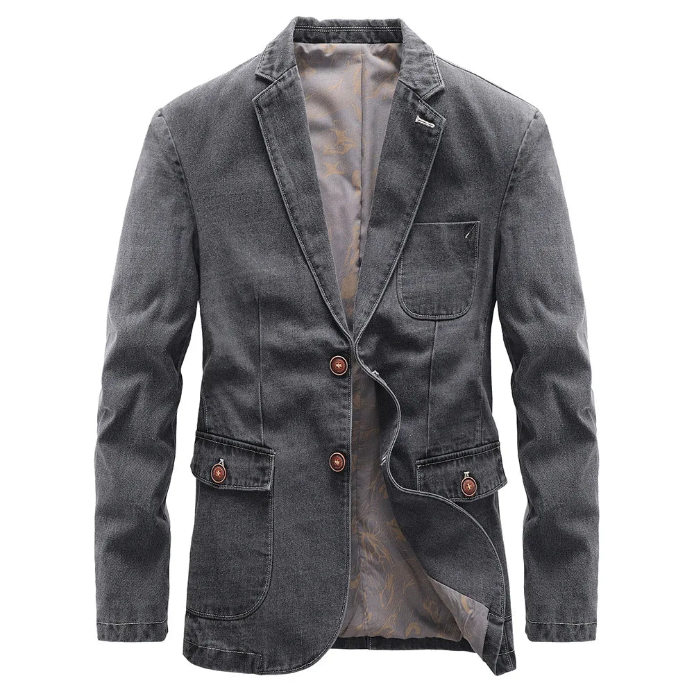 Blazer Jeans Masculino Premium