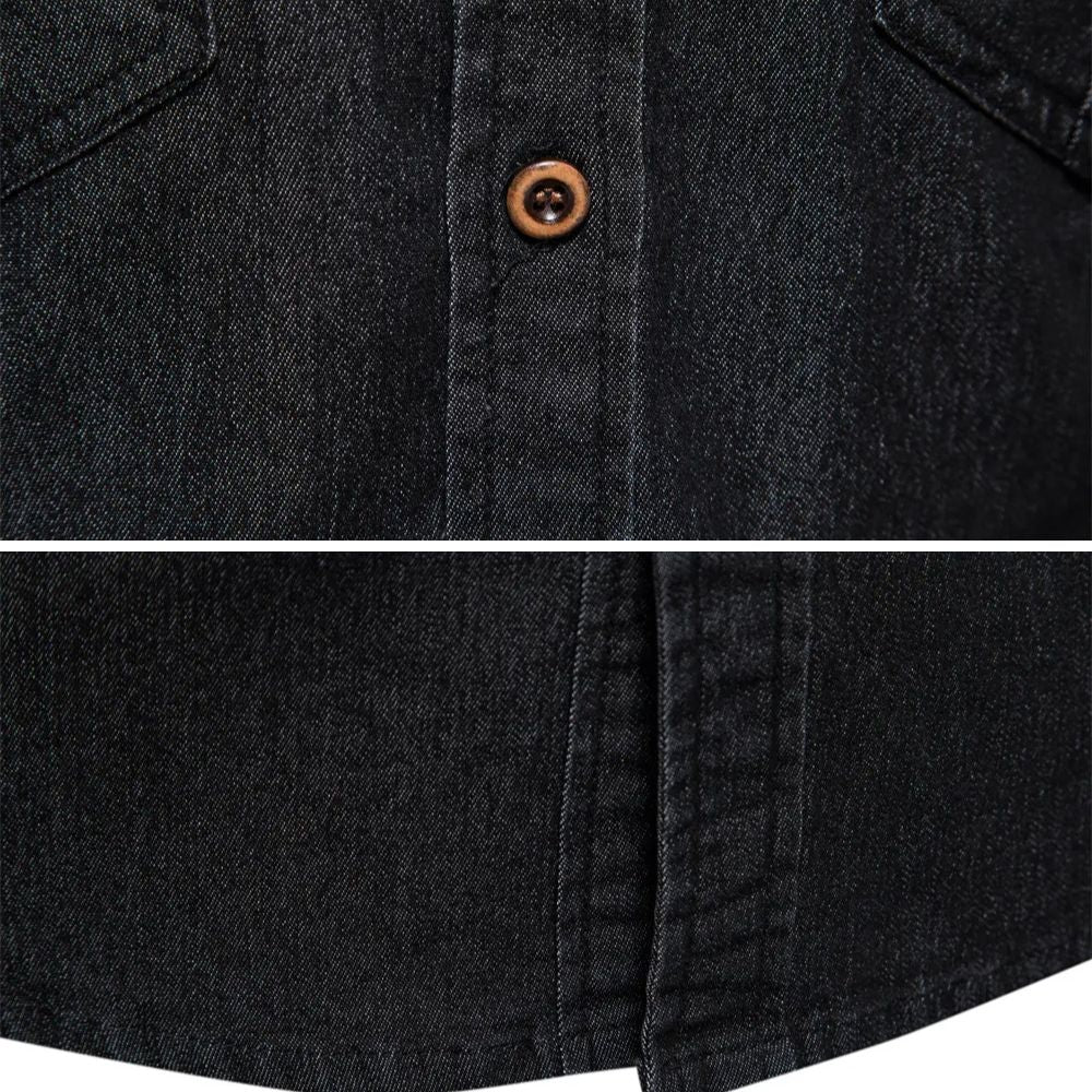 Camisa Masculina Jeans Premium