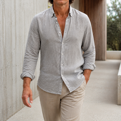 Camisa Masculina Santorini Linho