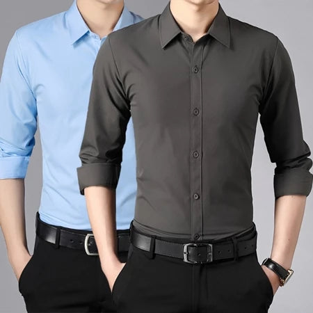 Kit 2 Camisa Social Clássica