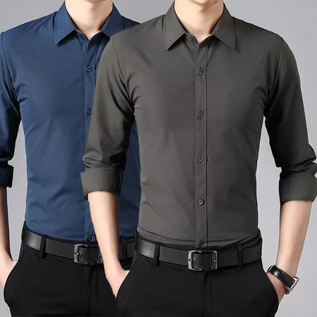 Kit 2 Camisa Social Clássica