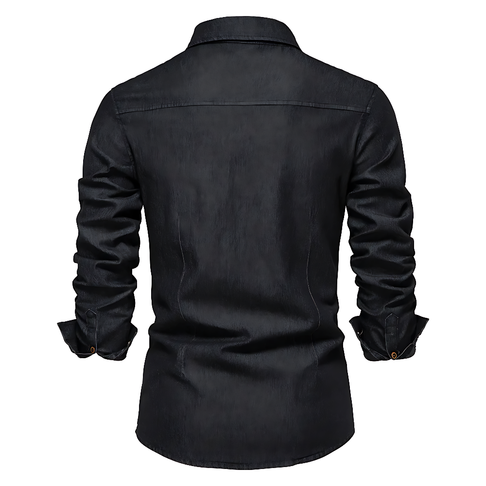 Camisa Masculina Jeans Premium