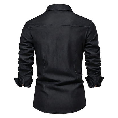 Camisa Masculina Jeans Premium