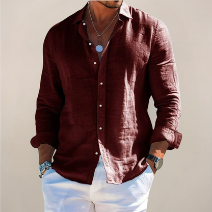 Camisa Capri Casual em Linho