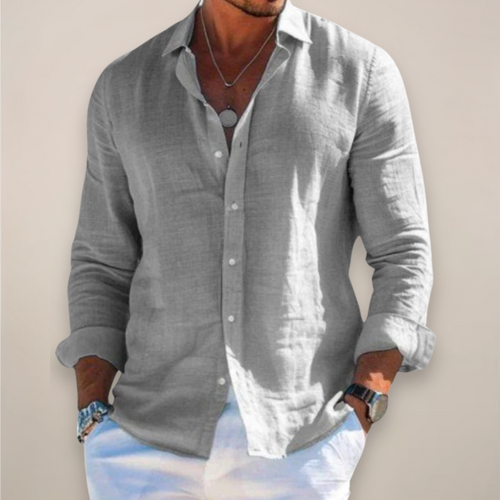 Camisa Capri Casual em Linho