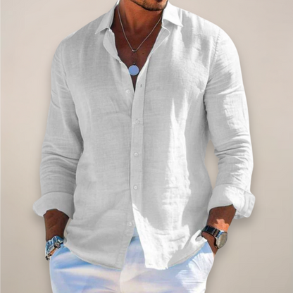 Camisa Capri Casual em Linho