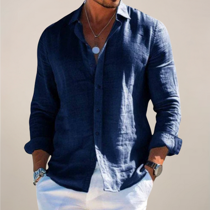 Camisa Capri Casual em Linho