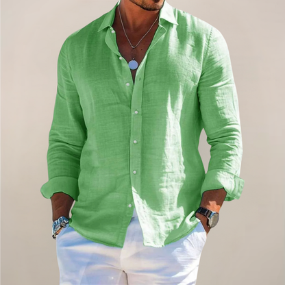 Camisa Capri Casual em Linho