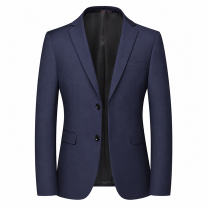 Blazer Masculino RTK Presença azul marinho — vista frontal em estúdio