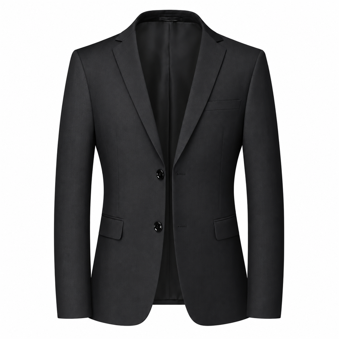 Blazer Masculino RTK Presença preto — vista frontal em estúdio