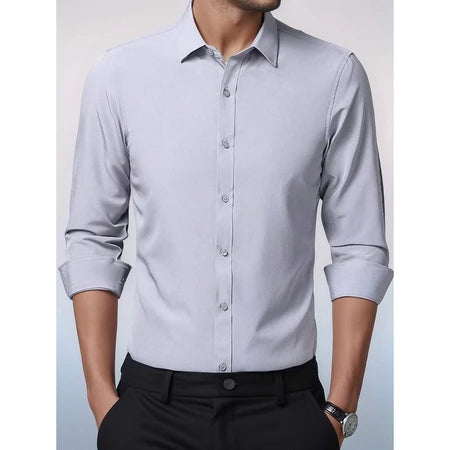 Camisa Masculina Casual Slim Fit