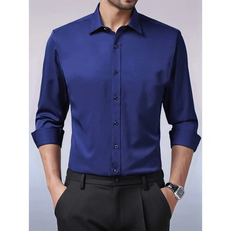 Camisa Masculina Casual Slim Fit