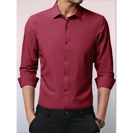Camisa Masculina Casual Slim Fit